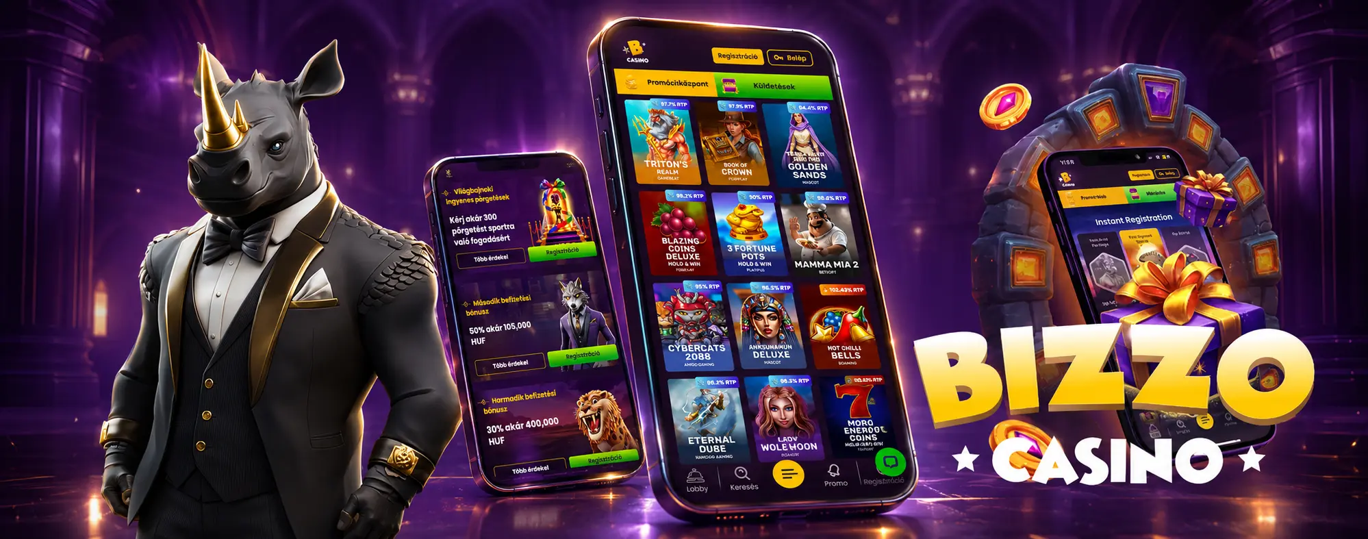 Bizzo Casino mobilélmény