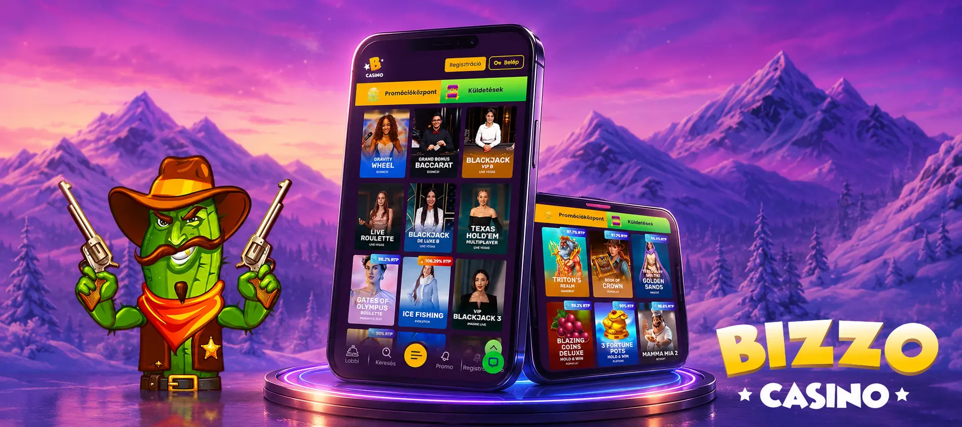 A Bizzo Casino elérhető játékai