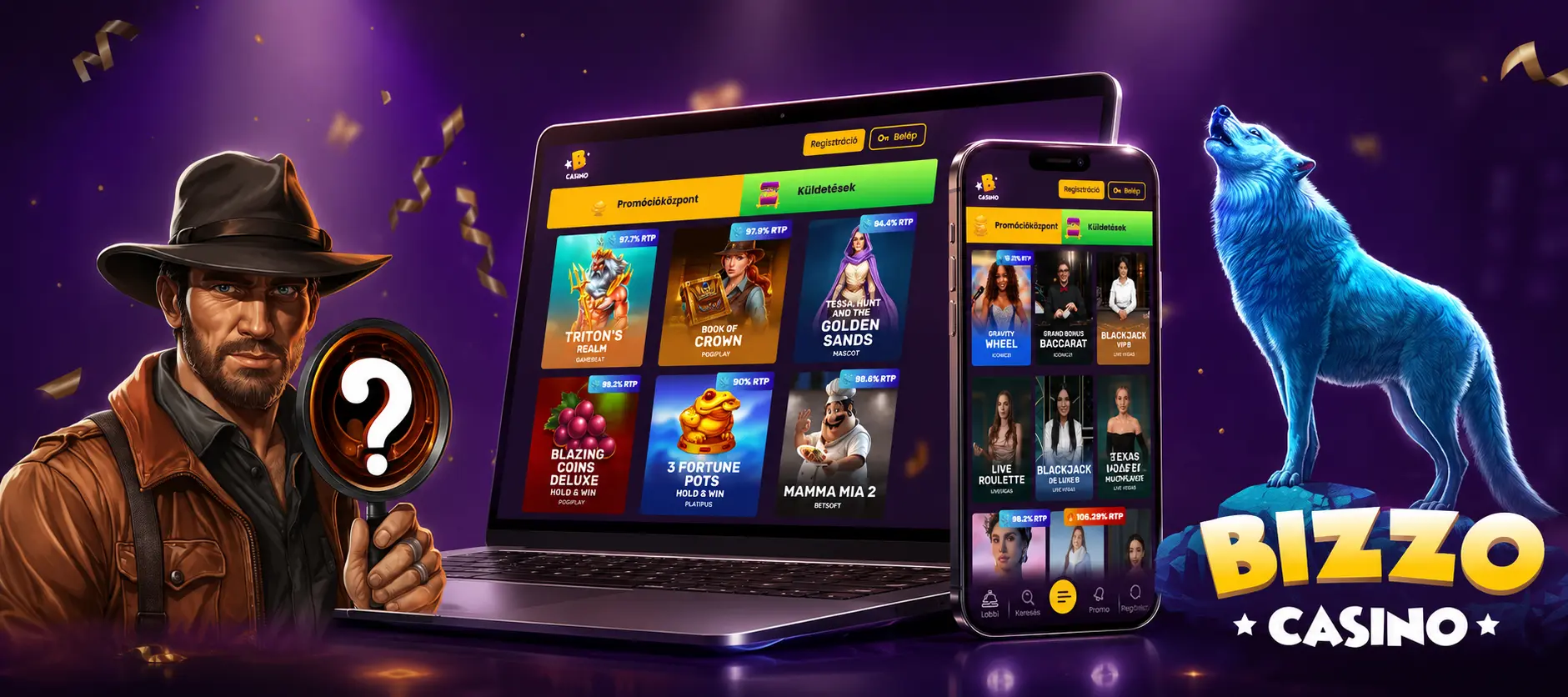 Hogyan csatlakozhatsz a Bizzo Casino élő asztalaihoz?